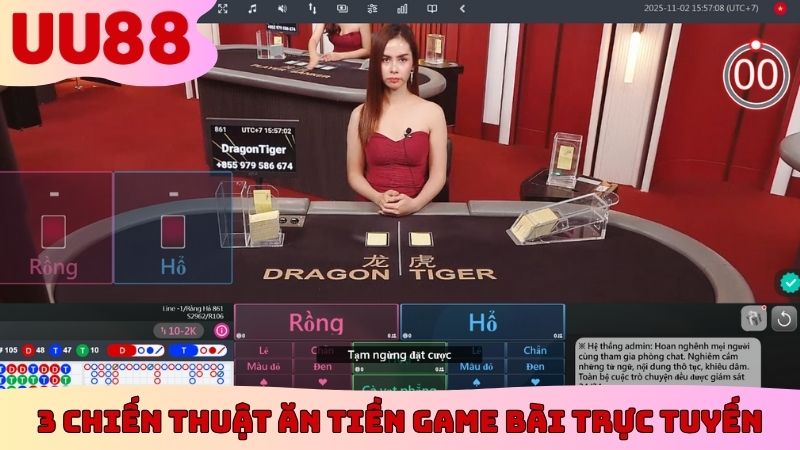 3 chiến thuật ăn tiền game bài trực tuyến