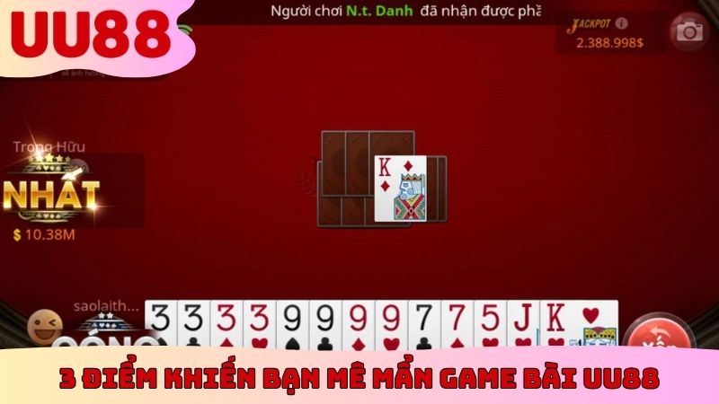 3 điểm khiến bạn mê mẩn game bài UU88
