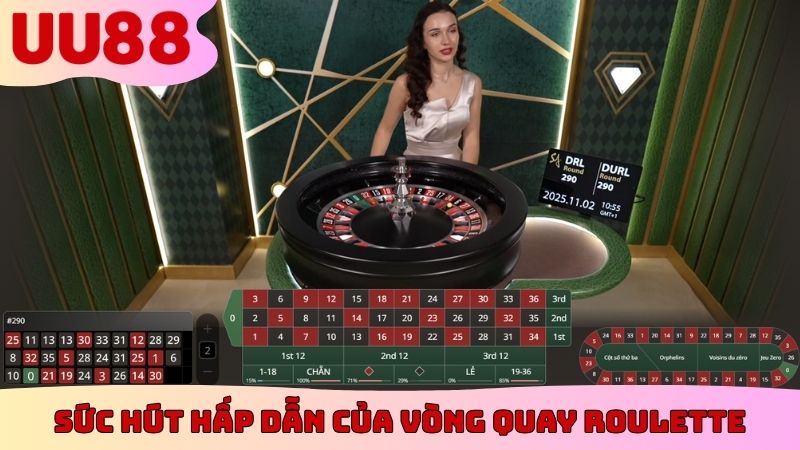 Sức hút hấp dẫn của vòng quay Roulette